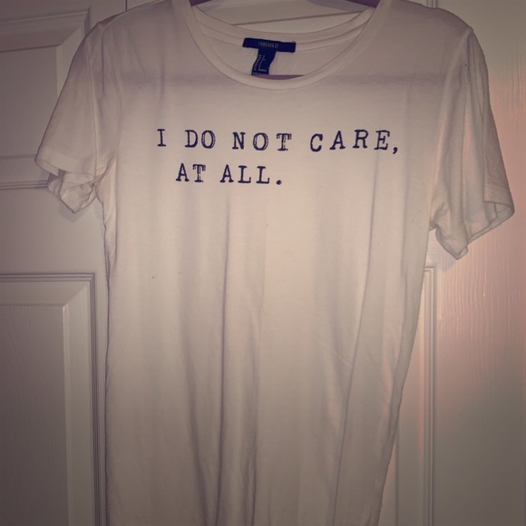 I do not care at all shirt - Picture 2 of 4